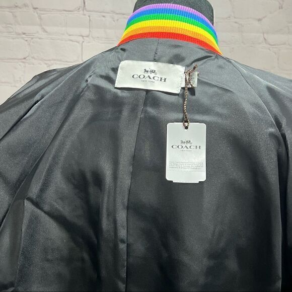 COACH RAINBOW SOUVENIR JACKET limited edition. Celebrating the LGBTQ Community M - Picture 15 of 16